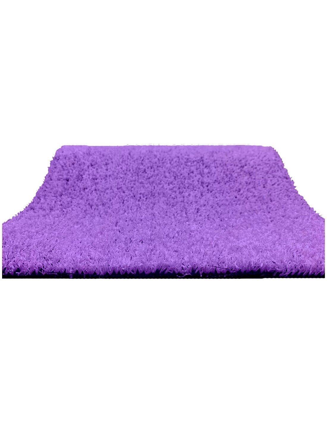 Césped Artificial 7mm de Color para Exte JARDIN202 Morado 2 x 5 metros : 10 m2 2/5