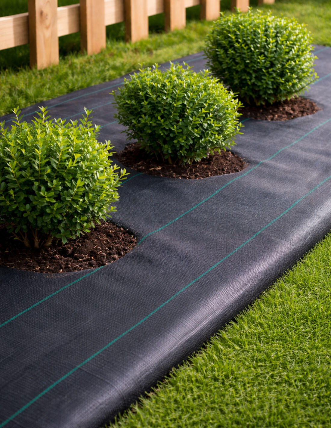 Malla Antihierbas (NEGRO) 120gr - Metro  JARDIN202 1 m. de ancho 4/5
