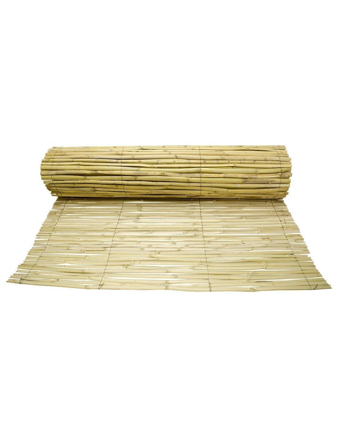 Cerramiento de Caña Partida Nacional par JARDIN202 Rollo: 1 x 5 metros 3/5