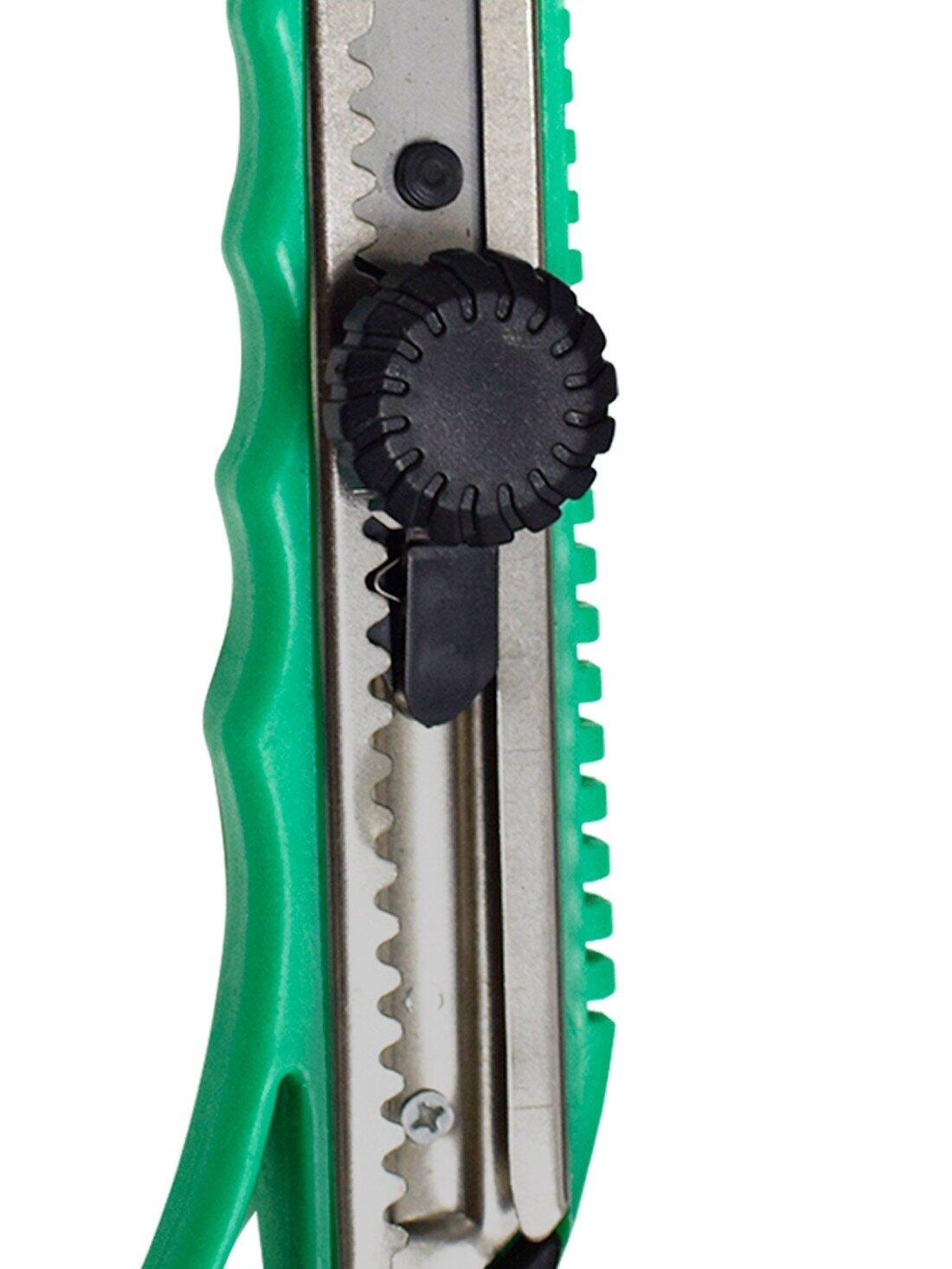 Cúter Preciso Verde Retráctil 18mm: Herr JARDIN202 Verde 4/5