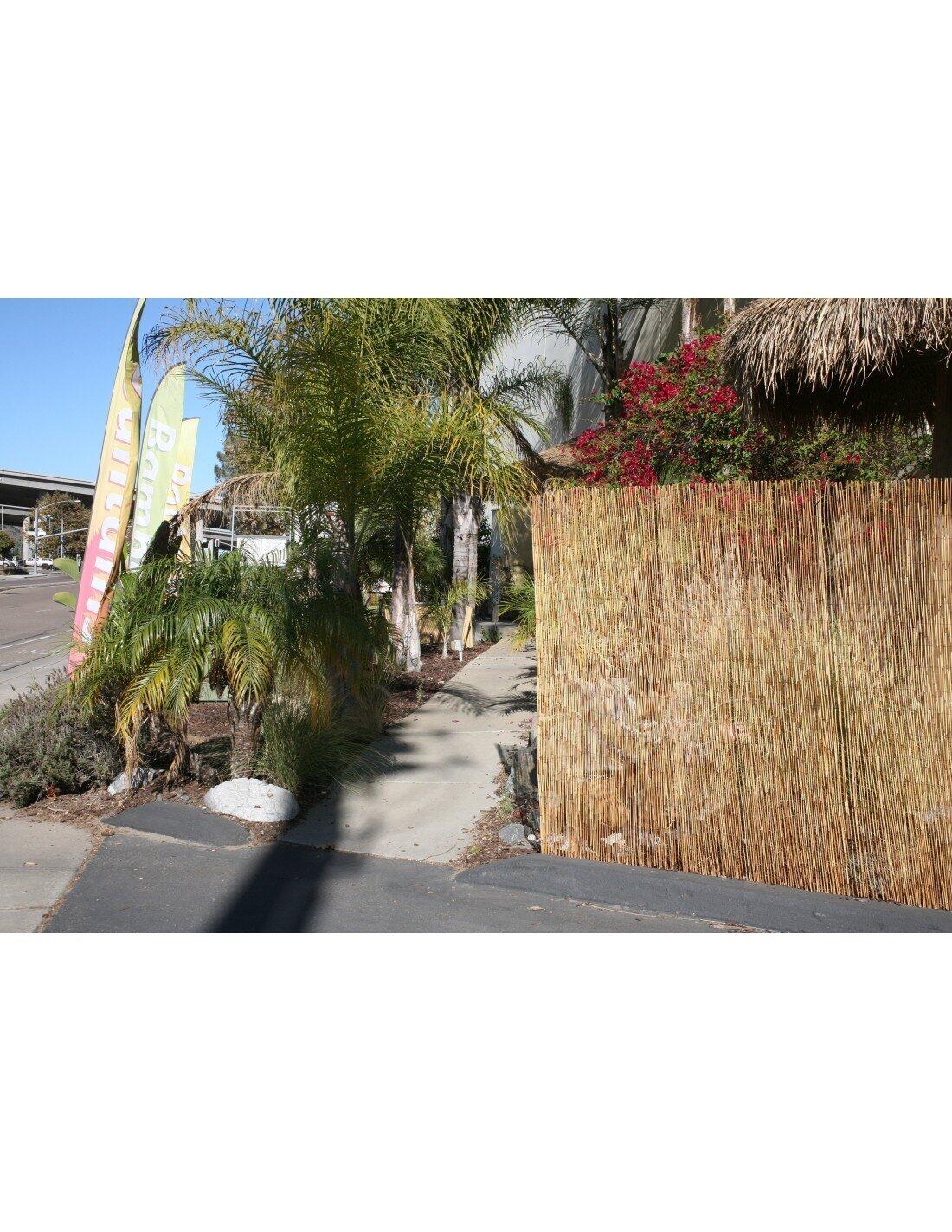 Cerramiento Natural Bambú Fino de oculta JARDIN202 Rollo: 1 x 5 metros 2/5