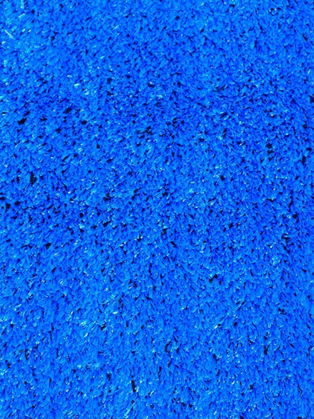 Césped Artificial 7mm de Color para Exte JARDIN202 Azul 2 x 5 metros : 10 m2 3/5