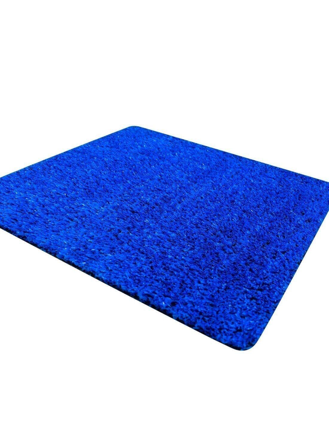 Césped Artificial 7mm de Color para Exte JARDIN202 Azul 2 x 5 metros : 10 m2 2/5