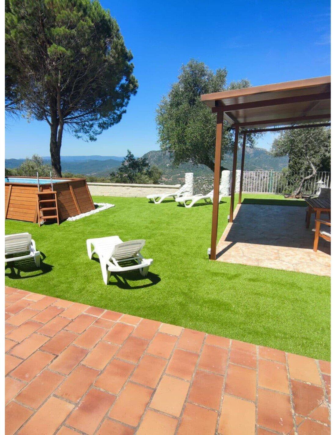 Césped Artificial Almería 40mm - Rollos  JARDIN202 Rollo: 1x5 metros 2/5