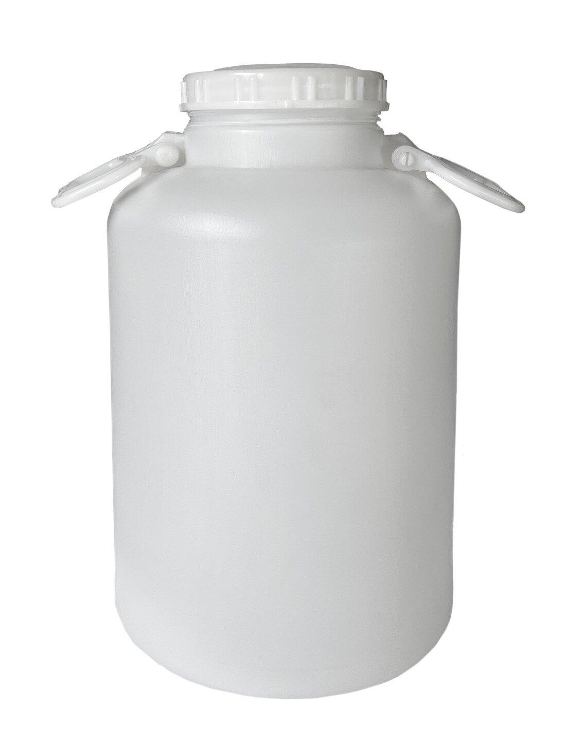 Bidón Alimentario blanco, boca ancha con JARDIN202 Blanco 10 2/5