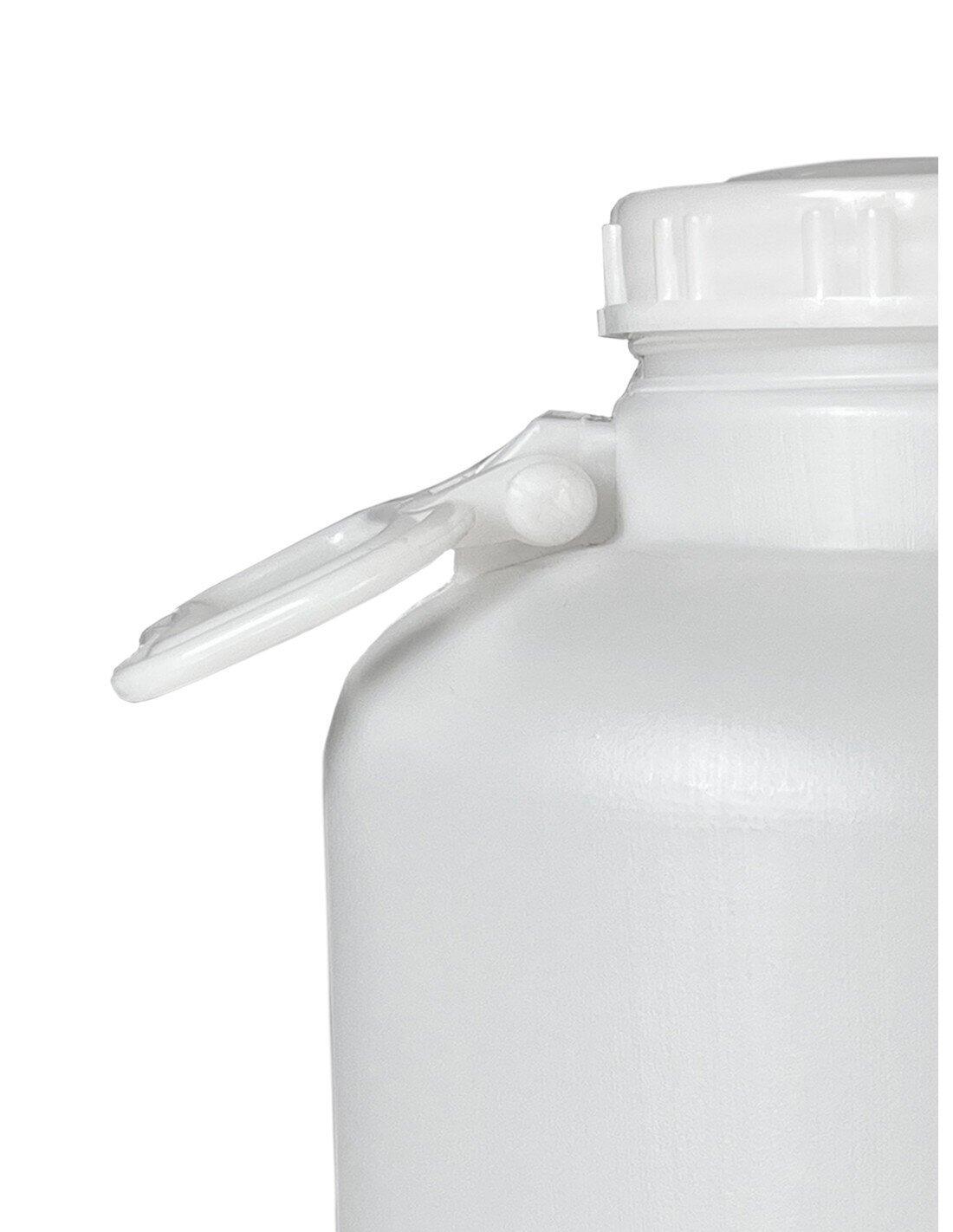 Bidón Alimentario blanco, boca ancha con JARDIN202 Blanco 10 4/5
