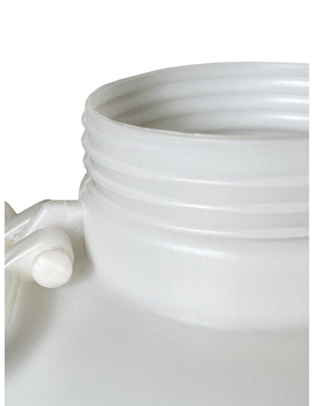 Bidón Alimentario blanco, boca ancha con JARDIN202 Blanco 10 5/5