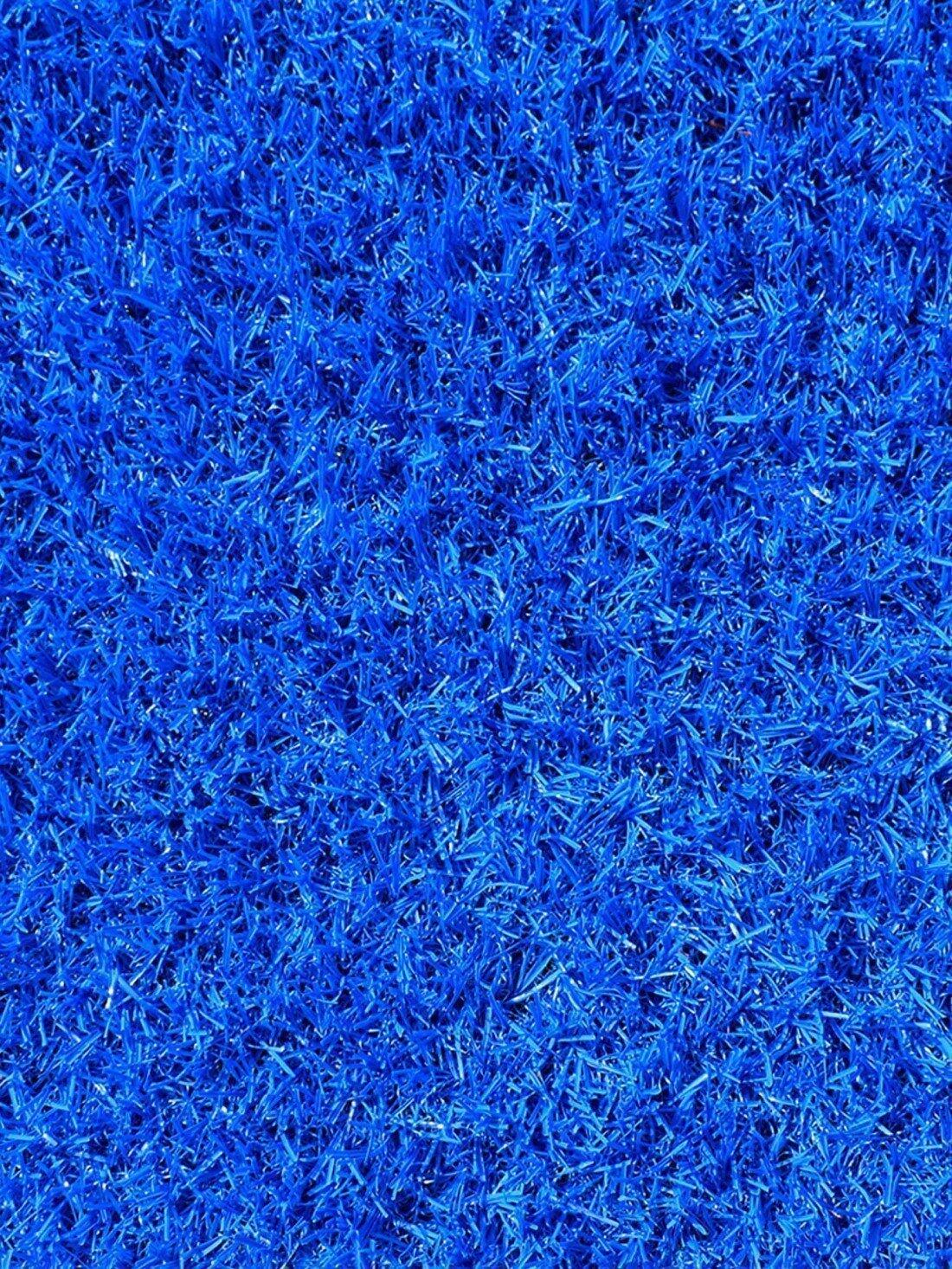 Césped Artificial de Color ColorPlus 25m JARDIN202 Azul 2 x 20 metros : 40 m2 4/5