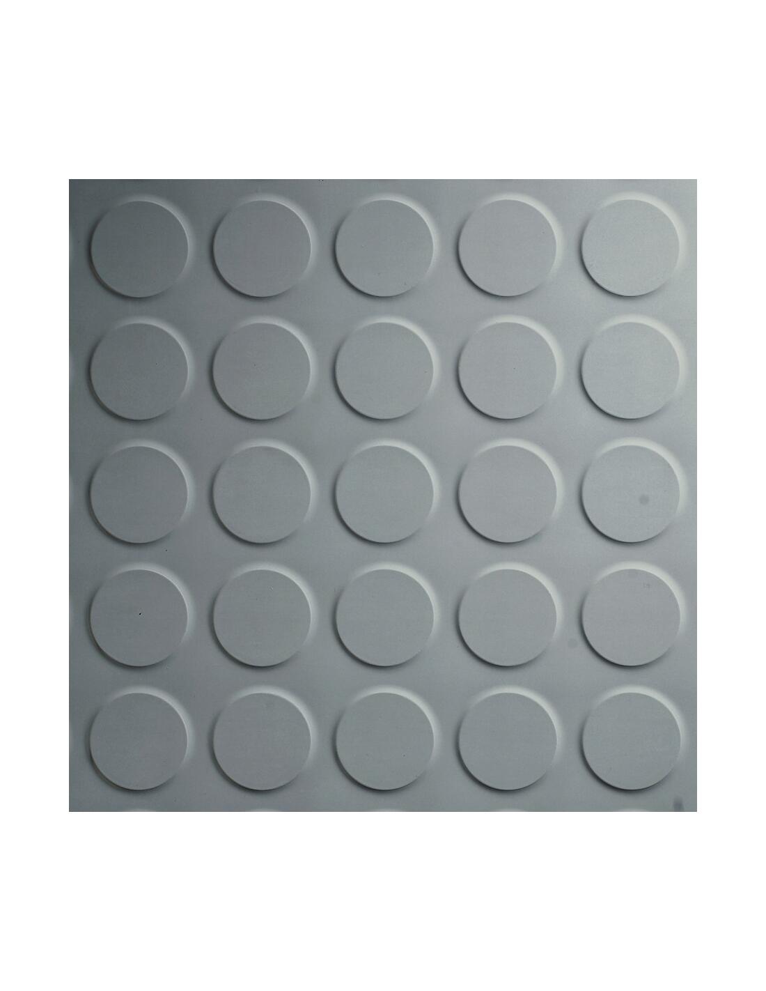 JARDIN202 - Suelo Goma Circulo Gris - metro cuadrado 2/3