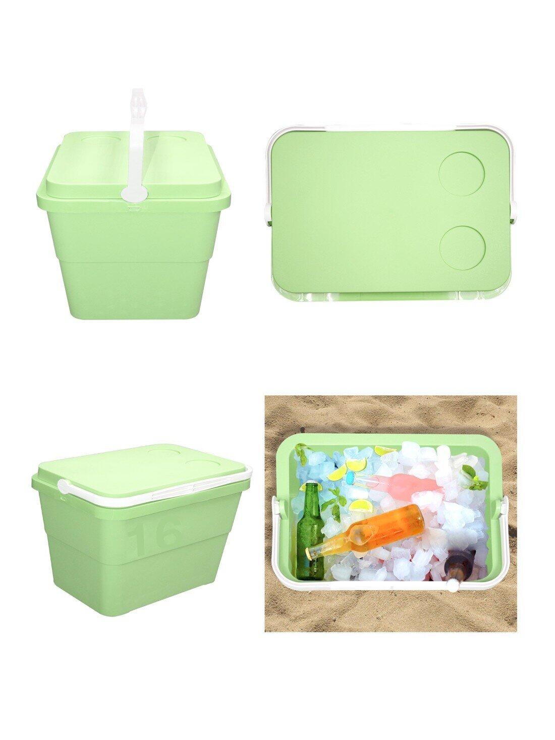 Nevera Portátil Rígida Retro– Nevera Tér JARDIN202 Verde 16 L 4/5
