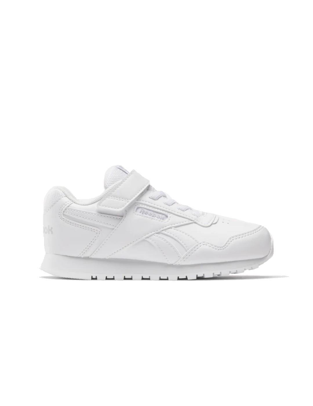 Chaussures pour enfant Reebok Glide élastique lacet blanc 1/5