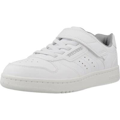 Skechers kinderen quick street sneakers zwart / wit / wit / wit