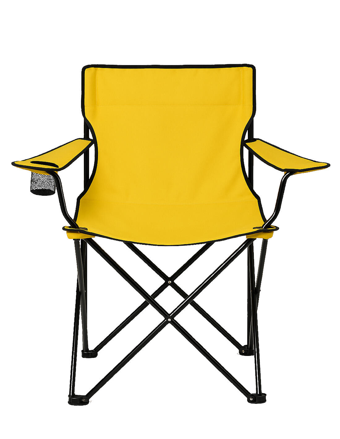 Silla de Camping Plegable de Acero con R JARDIN202 Amarillo Pack 2 uds 3/5