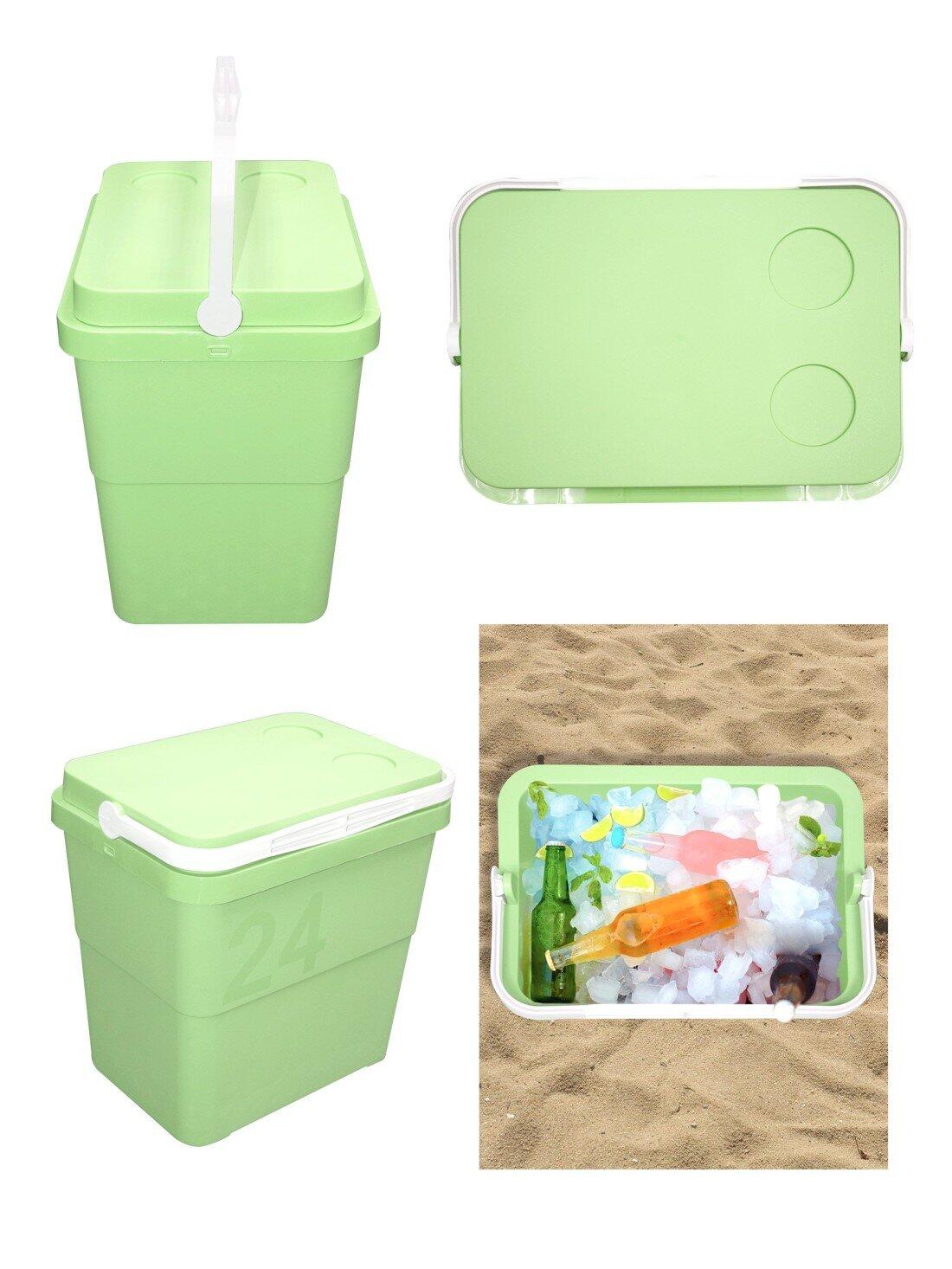 Nevera Portátil Rígida Retro– Nevera Tér JARDIN202 Verde 24 L 4/5