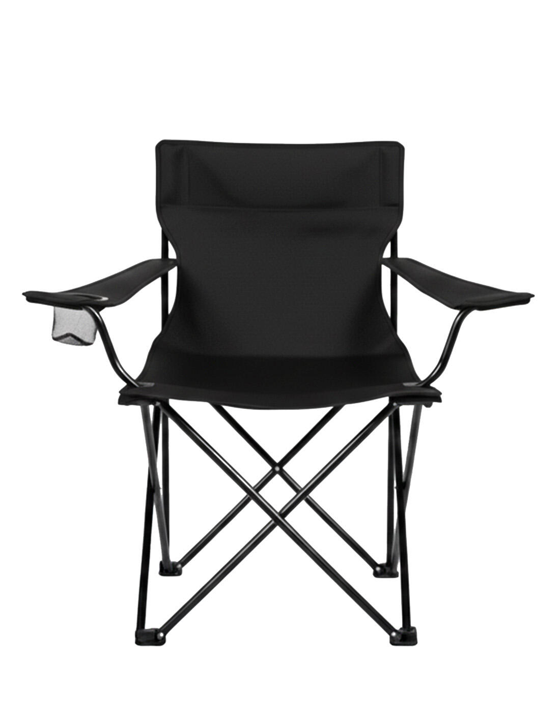 Silla de Camping Plegable de Acero con R JARDIN202 Negra Pack 2 uds 3/5