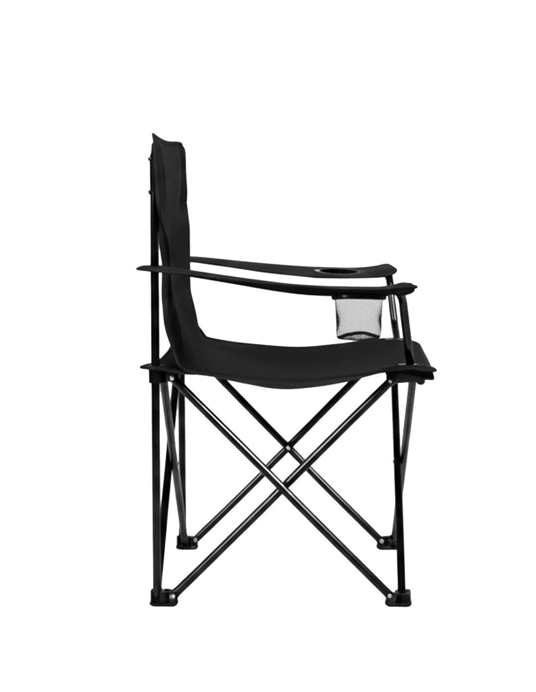 Silla de Camping Plegable de Acero con R JARDIN202 Negra Pack 2 uds 5/5