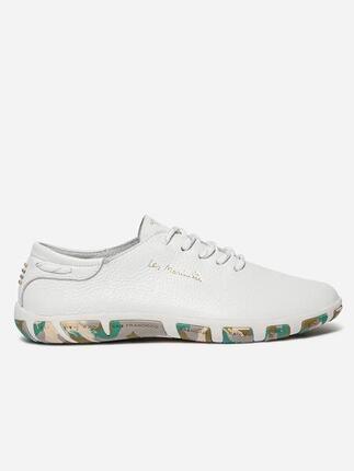 Baskets Femme - JAZARU Blanc/ecru