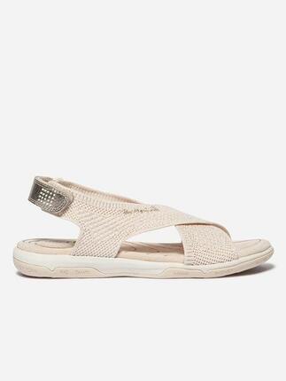 Sandales plates Femme JAZZFIT Chine Lin / Gold