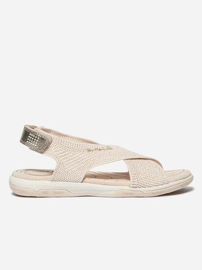 Sandales plates Femme JAZZFIT Chine Lin / Gold