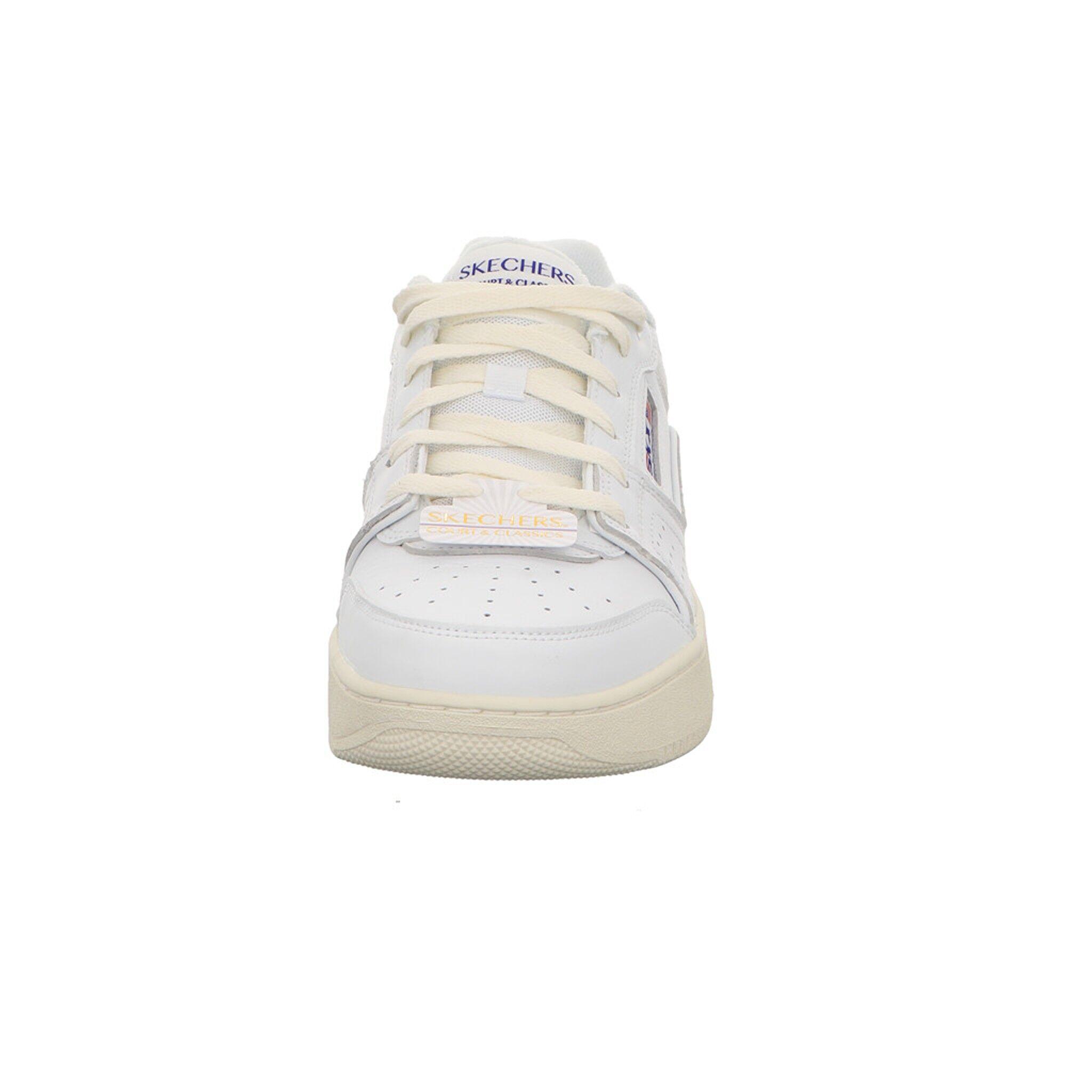 Chaussures Hommes Skechers Court 2.0 blanc 5/5