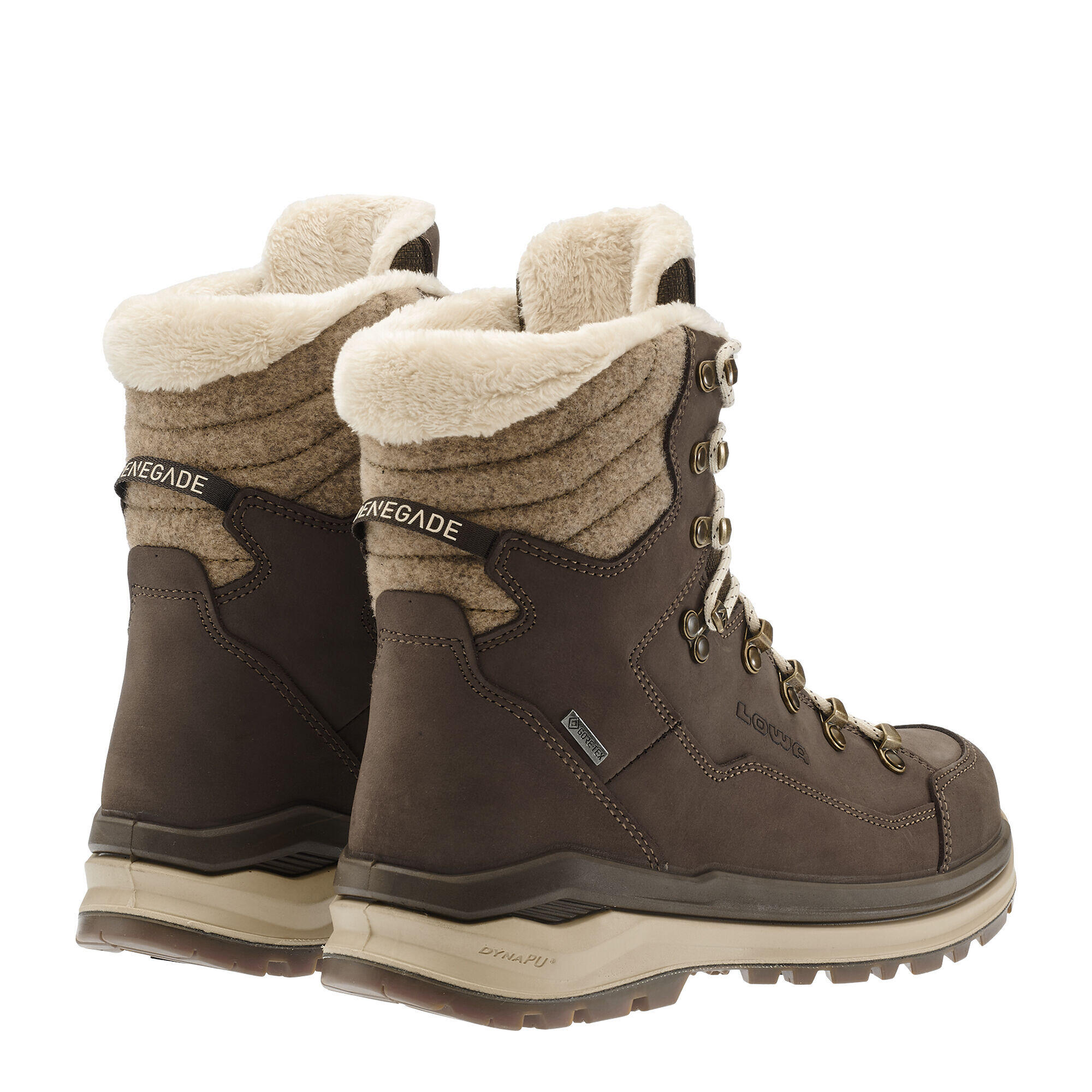 LOWA Damen RENEGADE EVO ICE 2 GTX WS Winterstiefel 421951 4532 Brown/Sand 6/6