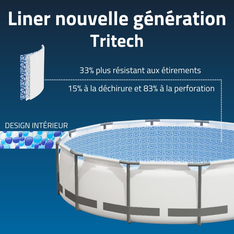 Piscine tubulaire Steel Pro Max ronde 4,57 x 1,07 m 5/7