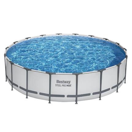 Bestway Piscine hors sol - Ronde - Steel Pro Max - 549 x 122 cm