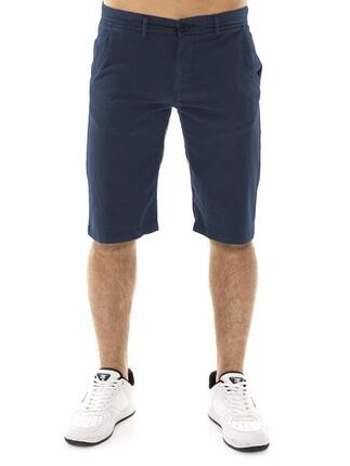 Bermuda chino homme Leone Easy en sergé stretch