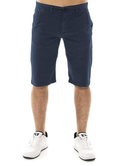 Bermuda chino homme Leone Easy en sergé stretch