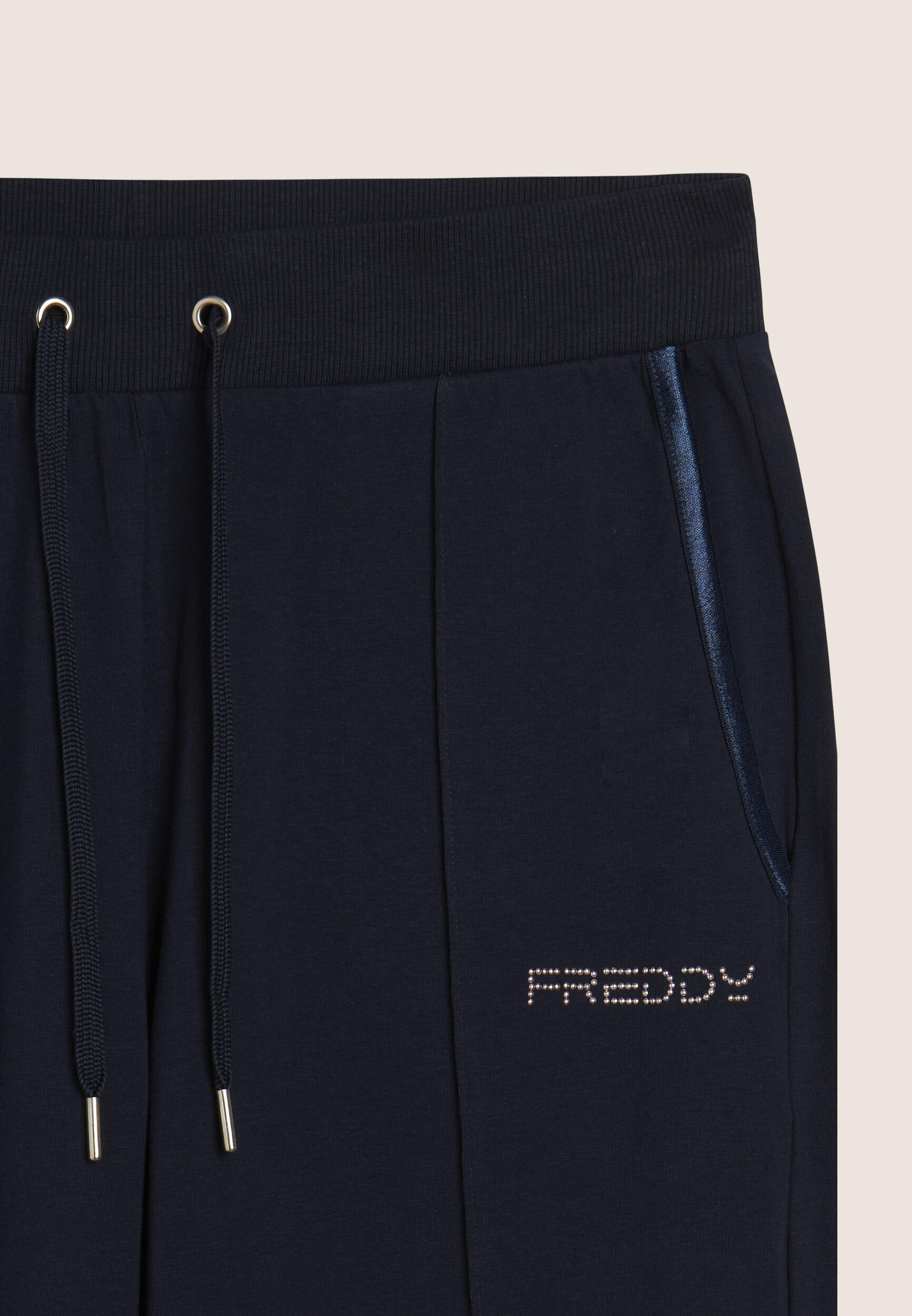 Pantaloni Sportivi Slim con Cucitura Centrale 3/3