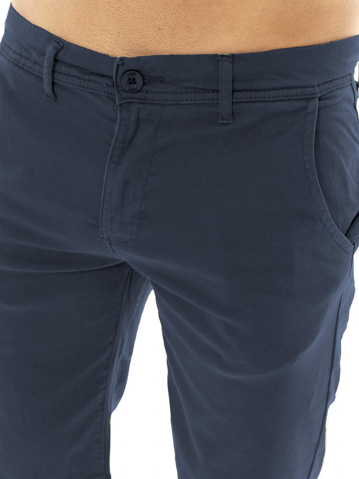 Bermudas chinas de hombre Leone Easy en sarga elástica 3/5