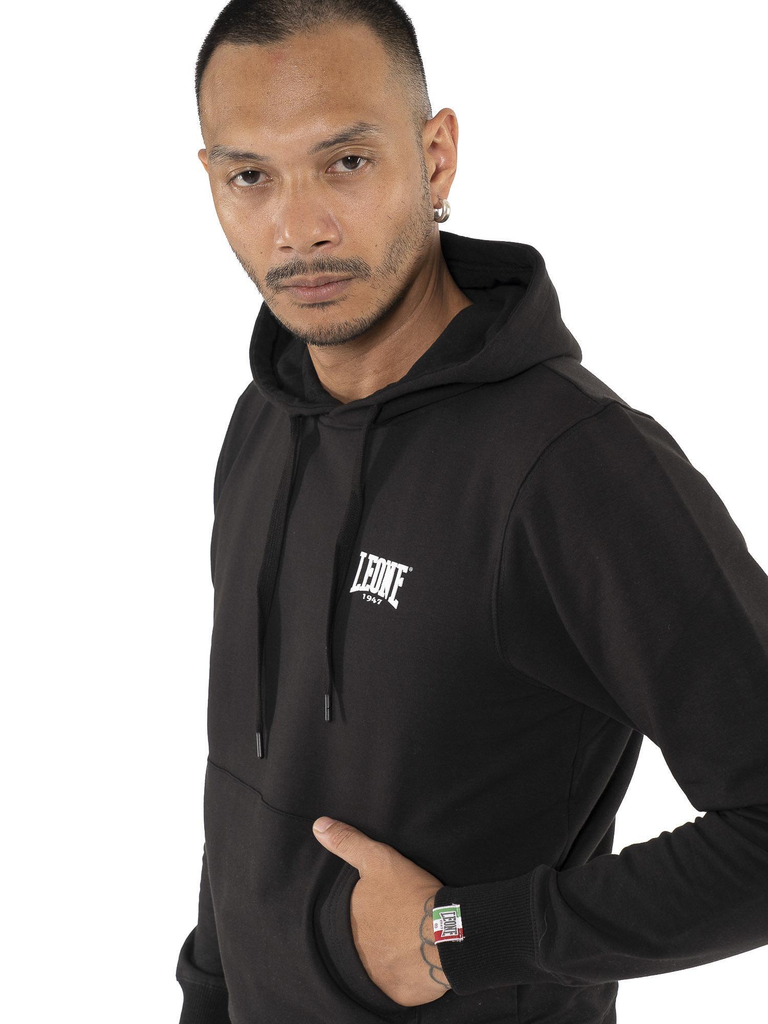 Felpa Leone uomo con cappuccio Basic 3/7