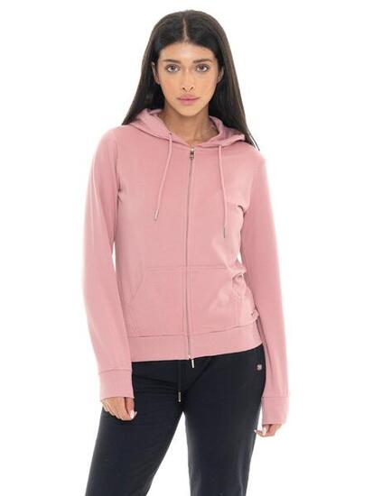 Sweat à capuche zippé d'hiver pour femme Leone 1947 Never Without