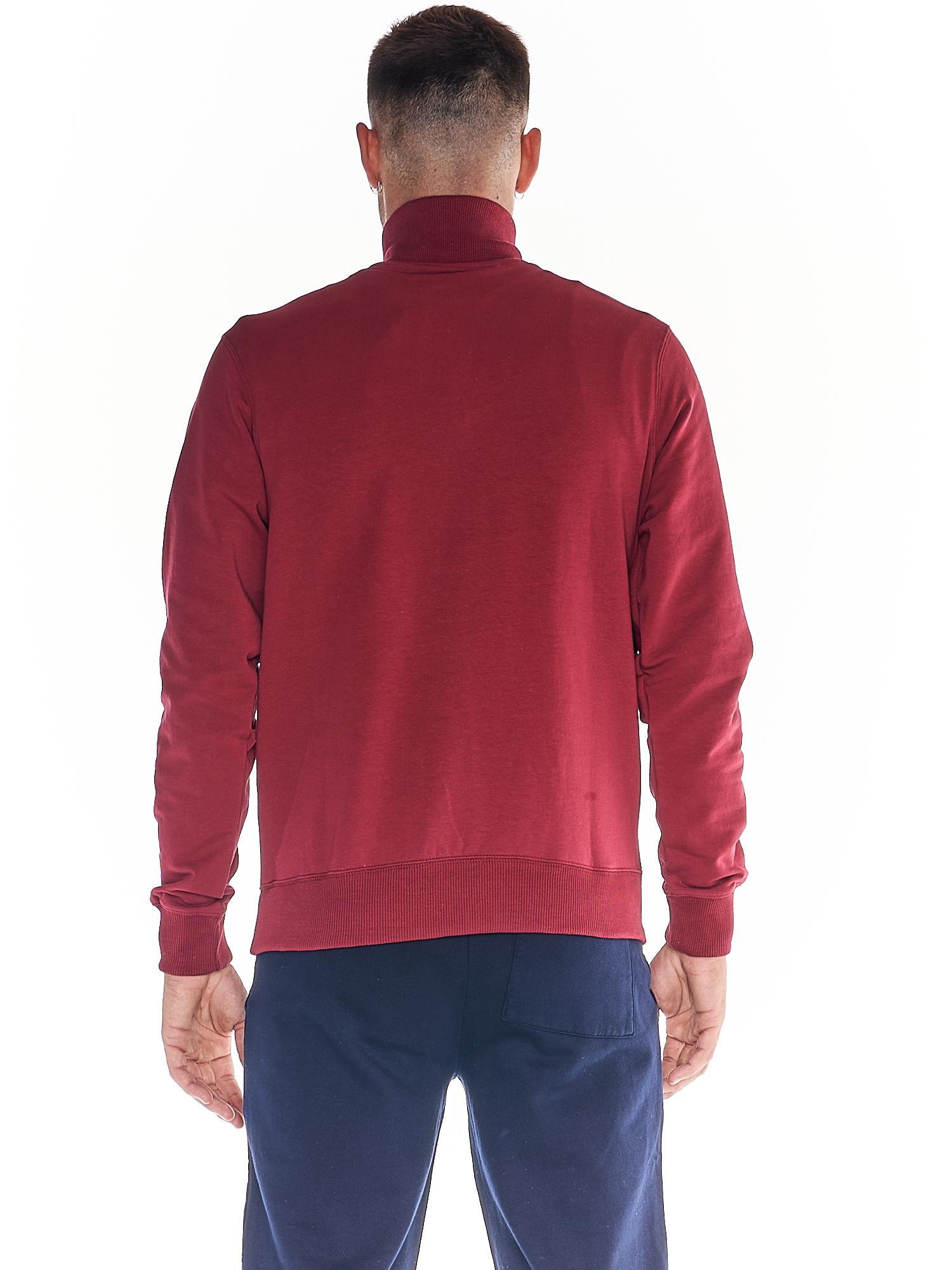 Felpa uomo con zip collo alto linea Basic 4/8