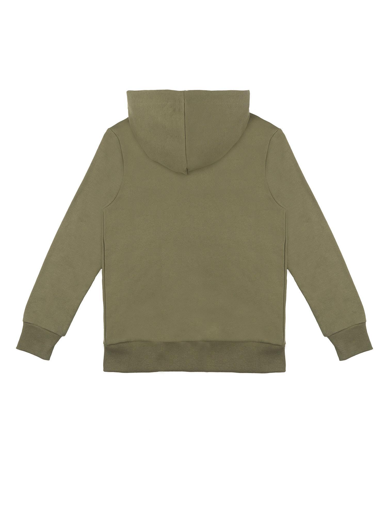 Felpa invernale da bambino con cappuccio pull on Leone 1947 Basic 4/4