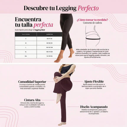 Leggings acampanados flare Milan 3/5