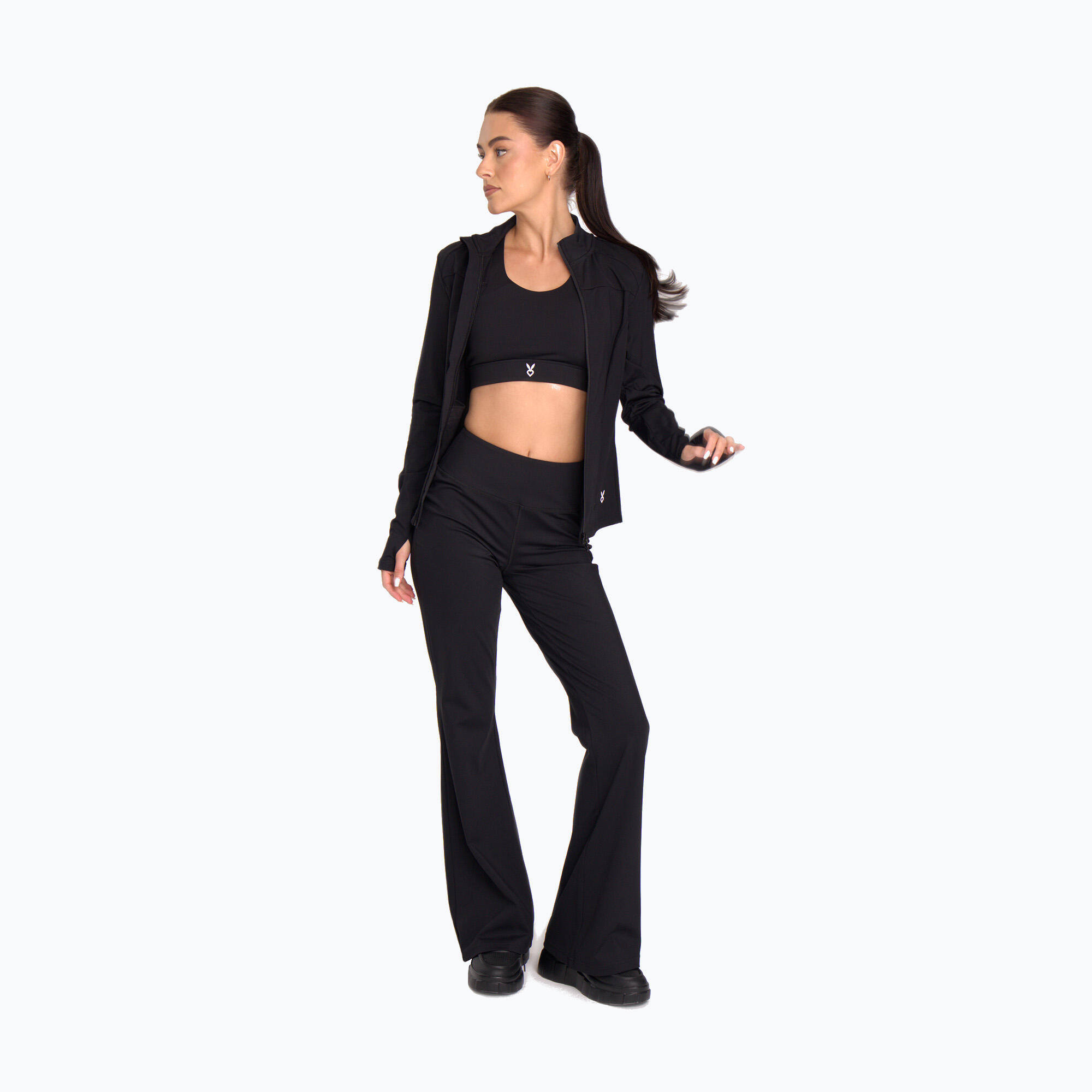 Legginsy treningwe damskie Cardio Bunny HCB-125 Flare 2/6