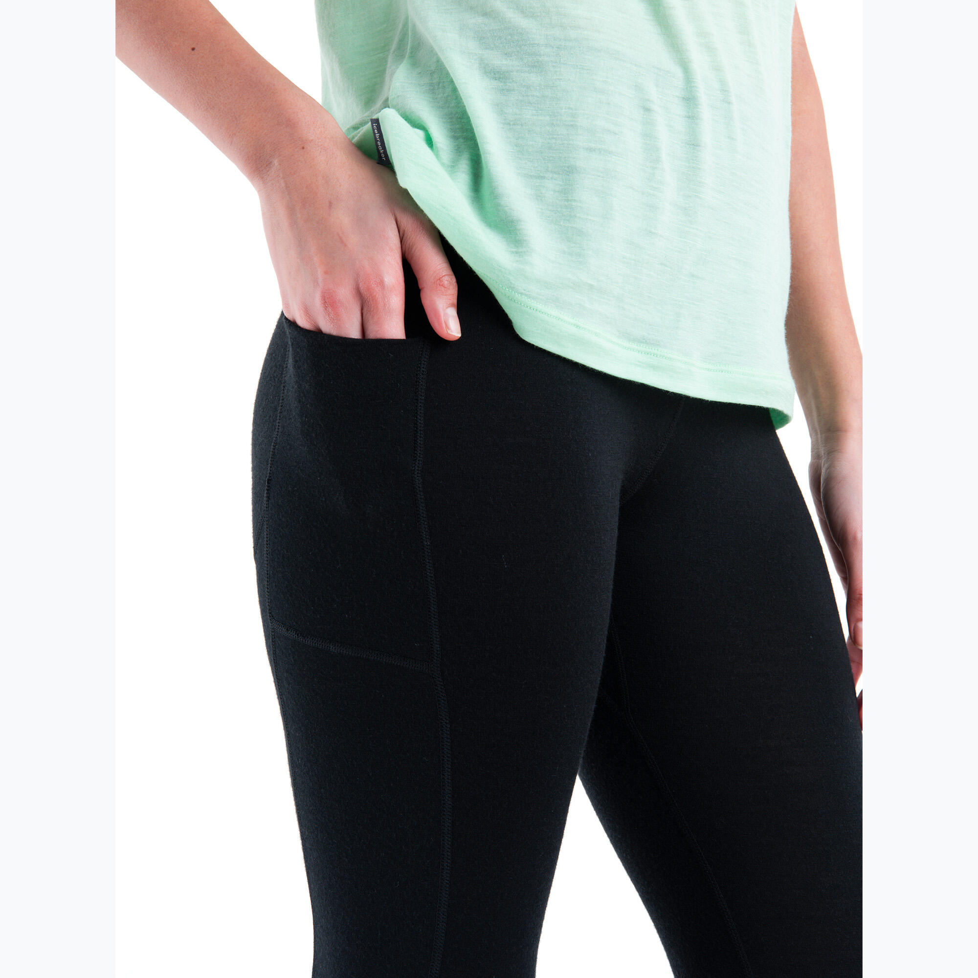 Legginsy damskie icebreaker Merino 260 Fastray II 25 High Rise Tights 4/6