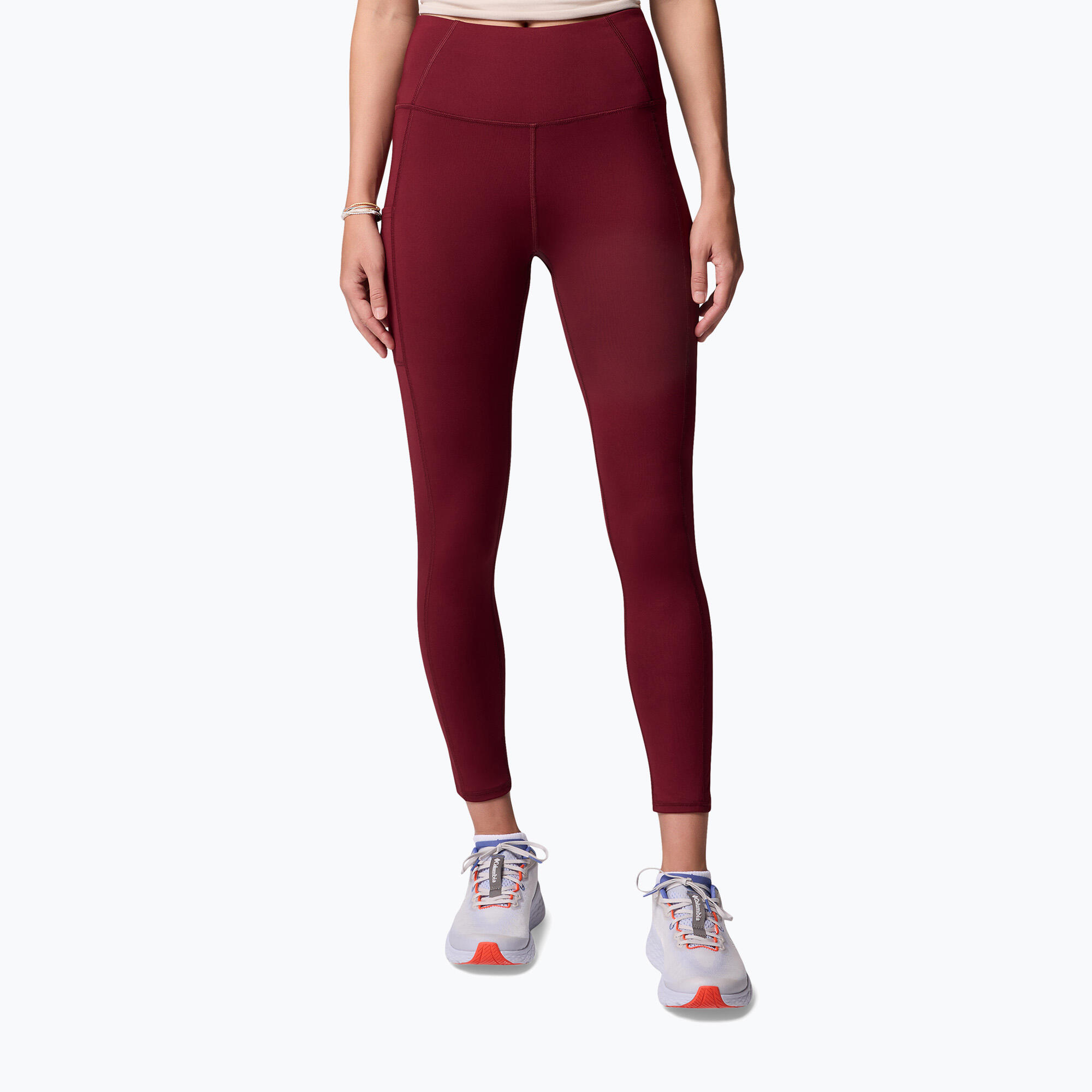 Legginsy damskie Columbia Boundless rich wine 4/6