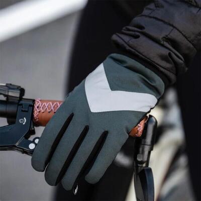 Waterdichte en reflecterende lange handschoenen rainette