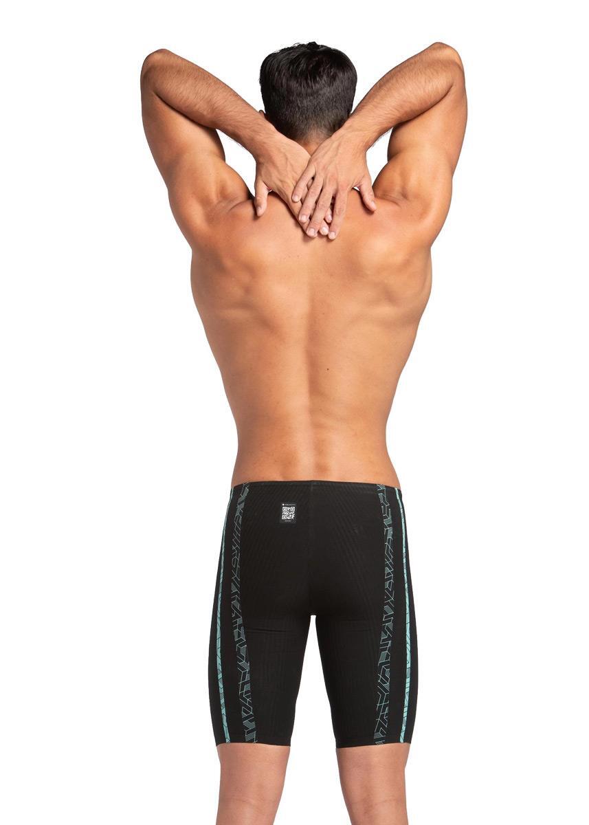 Arena Powerskin Primo Jammer - Black / Teal - 34 4/5