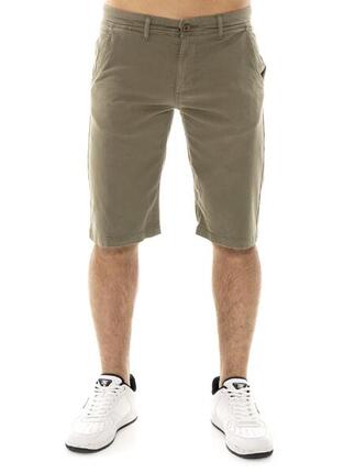 Bermuda chino homme Leone Easy en sergé stretch