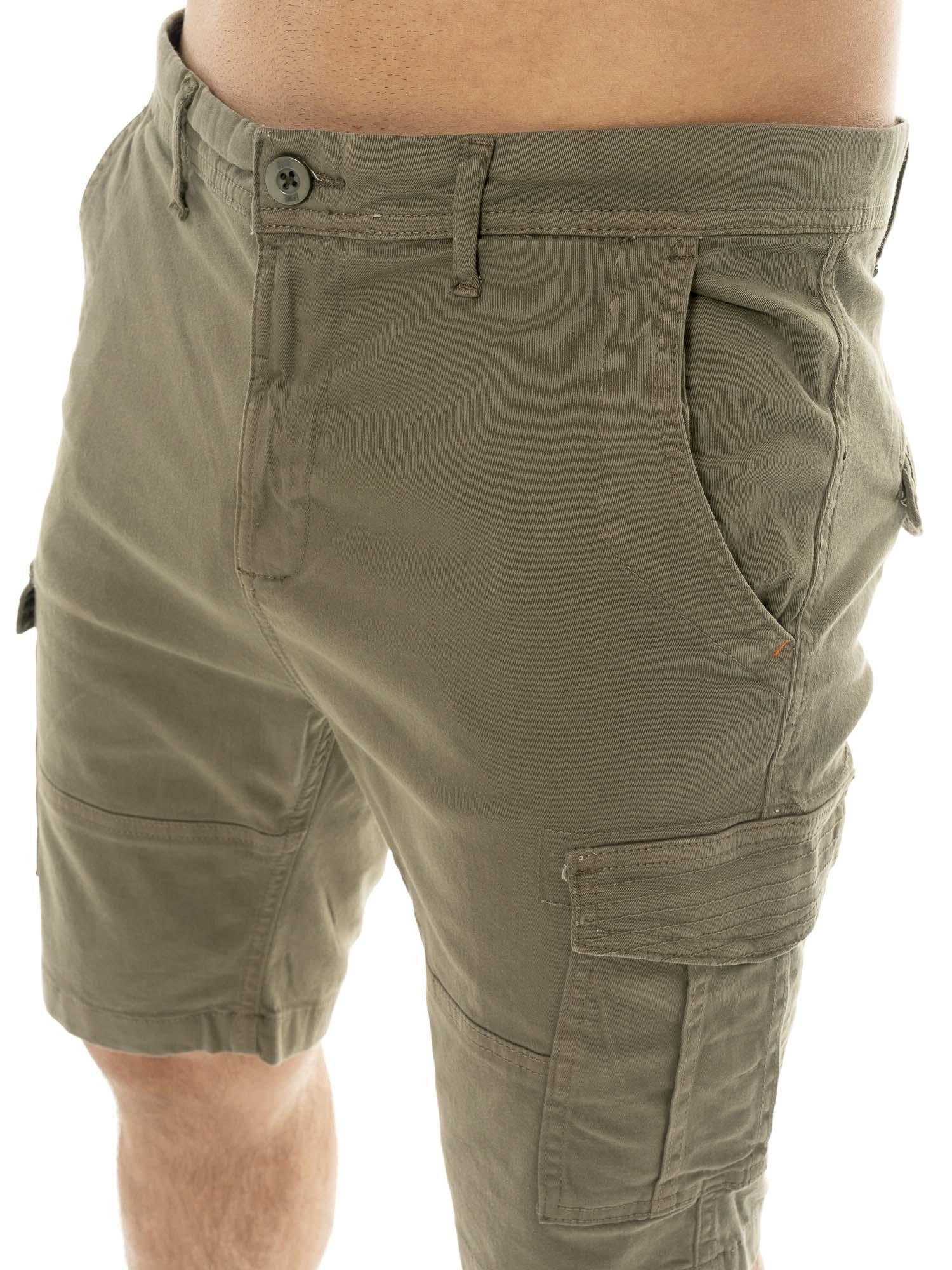 Pantalón corto cargo hombre Leone 1947 Apparel Easy sarga 3/5