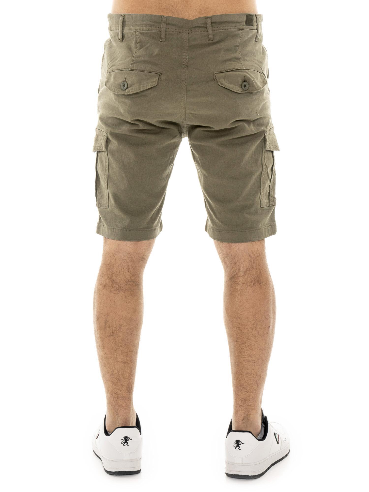 Pantalón corto cargo hombre Leone 1947 Apparel Easy sarga 4/5