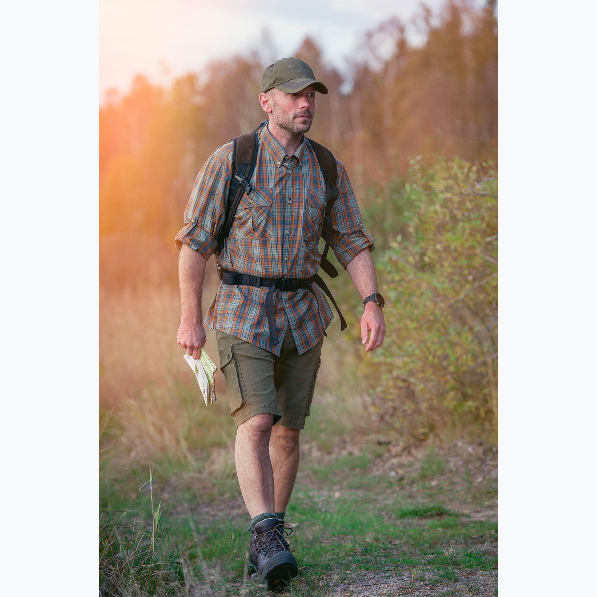 Spodenki trekkingowe męskie wood Värnamo Serengeti h. 2/3