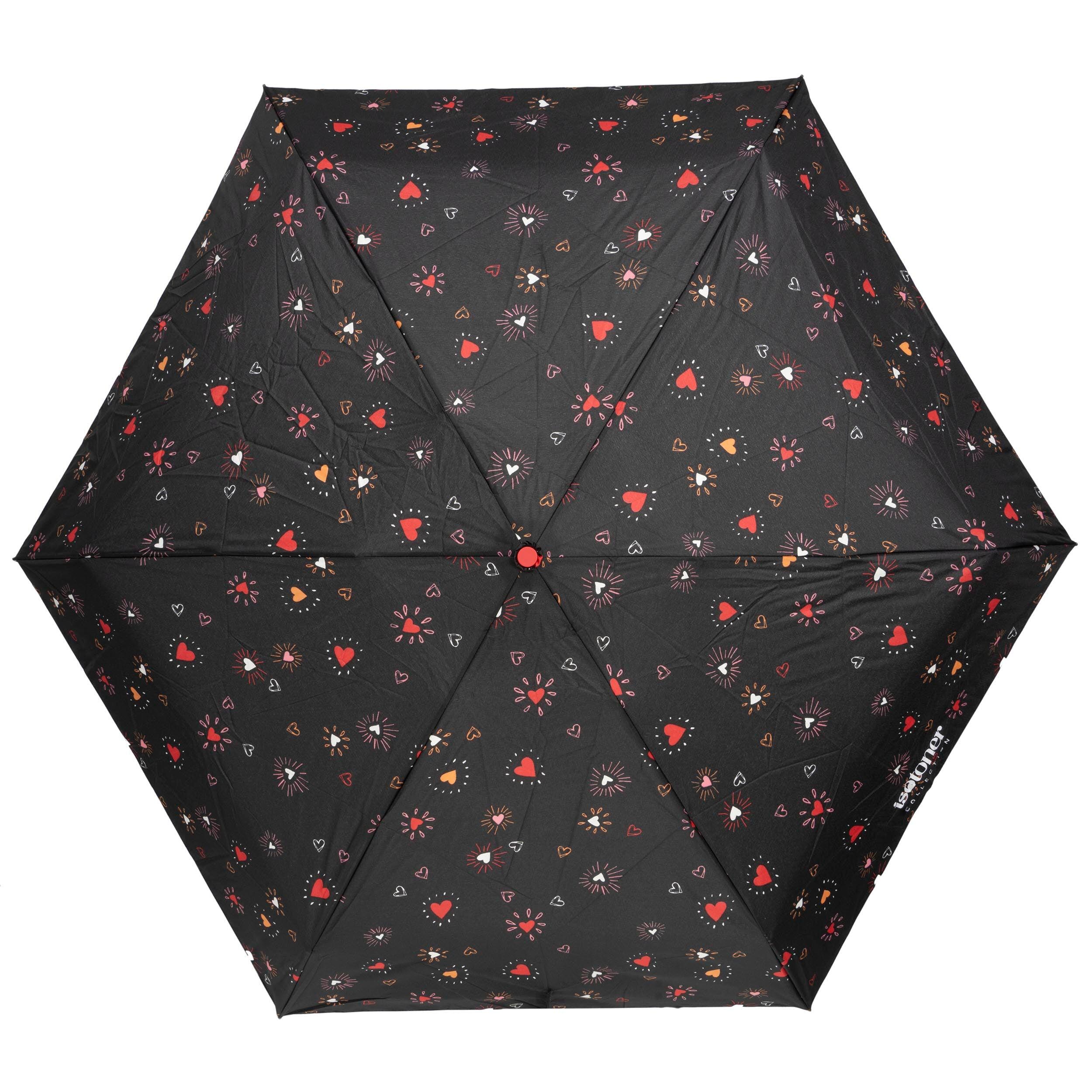Ombrello Mini Slim Heart rosso 3/5