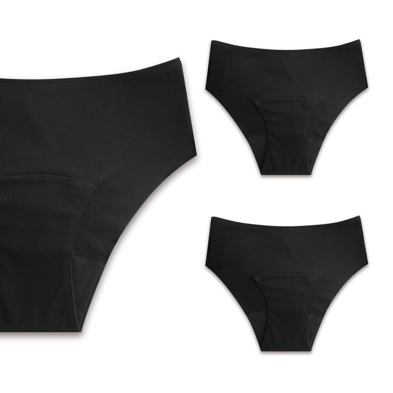 Conjunto de 3 cuecas menstruais invisíveis Mulher