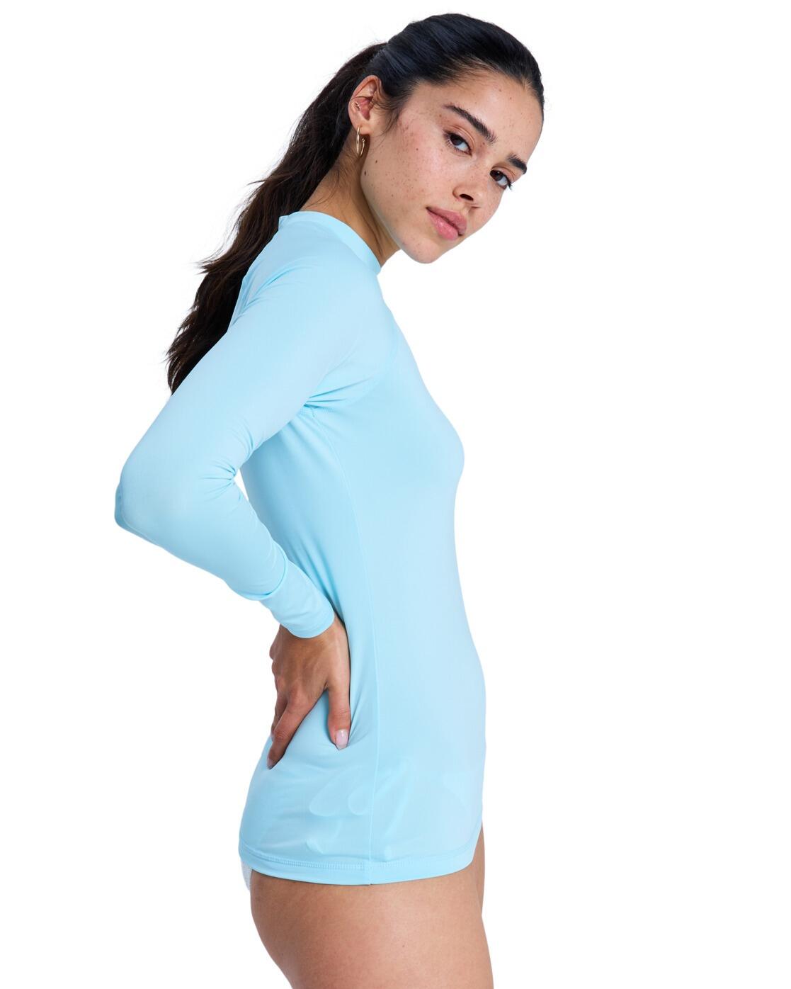 Lycra manches longues WHOLE HEARTED Bleu Femme 3/5