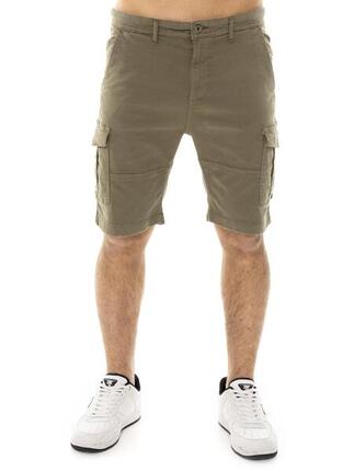 Pantalon cargo homme Leone Easy en sergé avec passants de ceinture