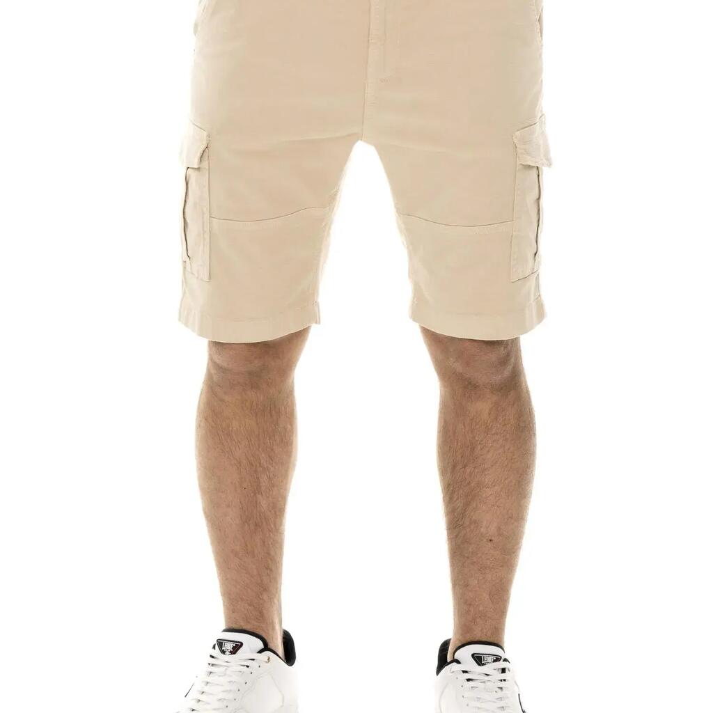 Leone Easy Men's Twill Cargo Shorts with Belt Loops